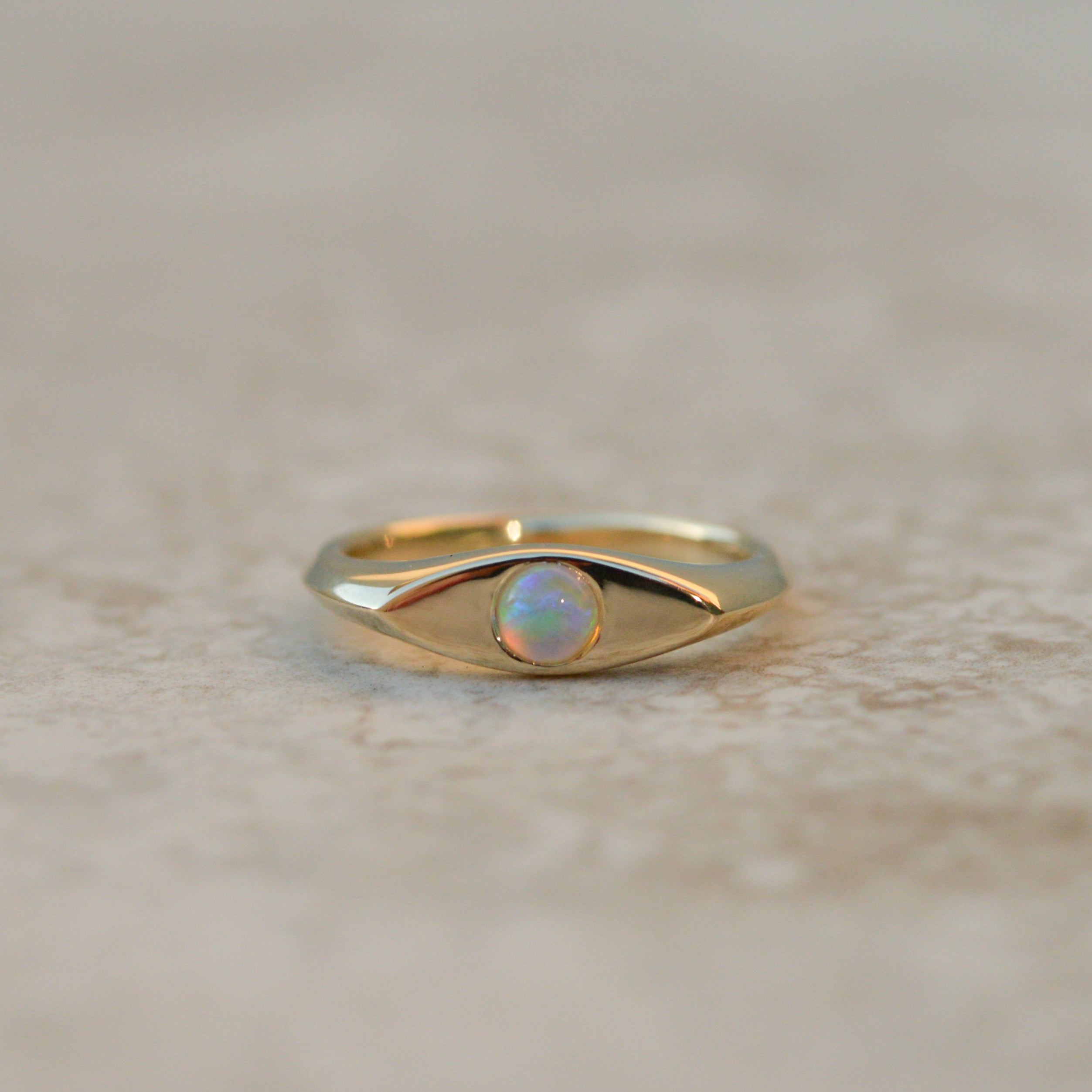 Opal Eye Signet