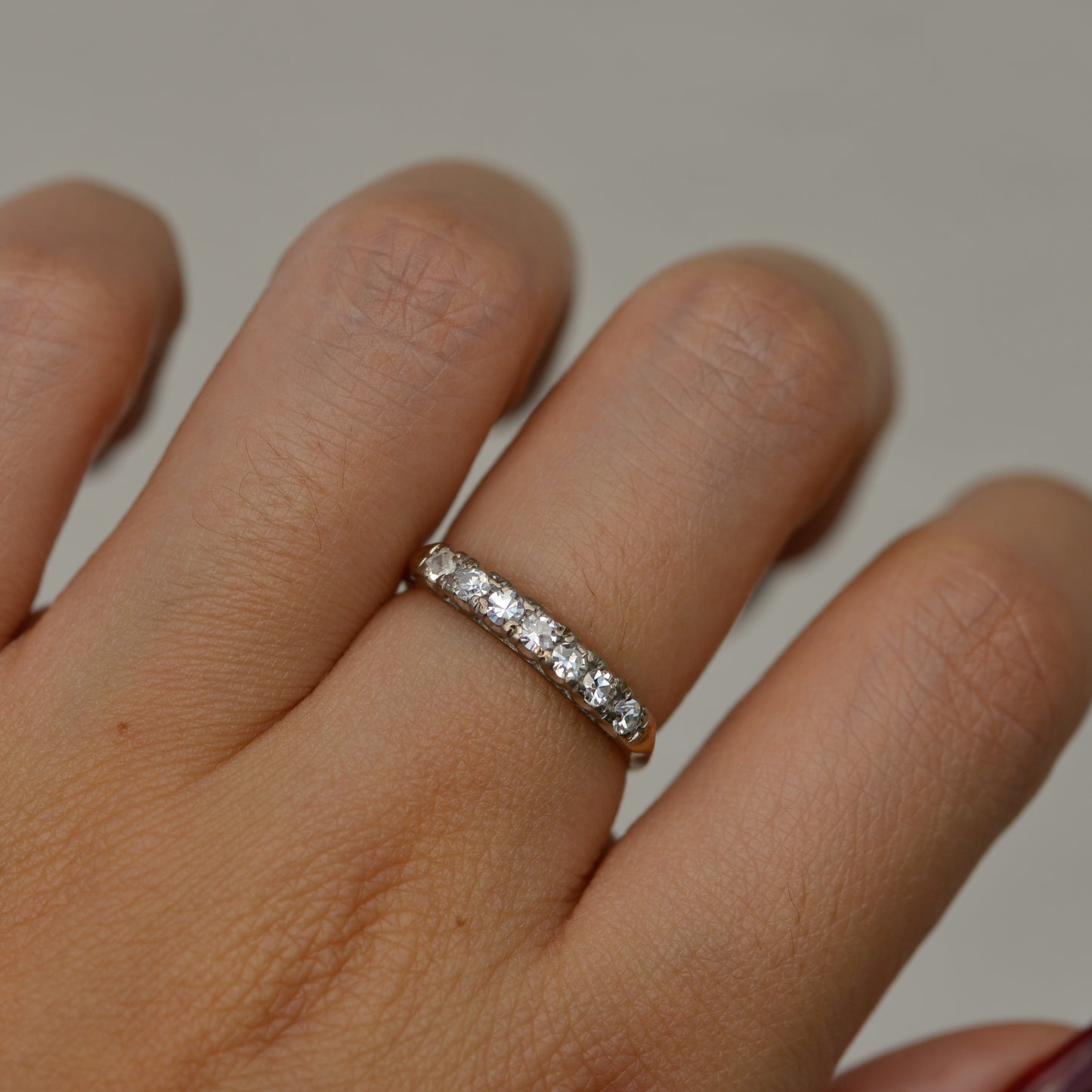 Vintage 7 Diamond Band