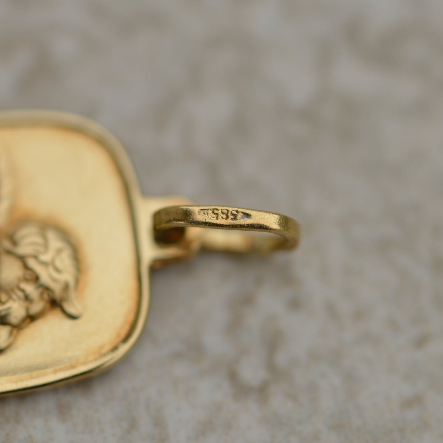 Vintage Guardian Angel Medallion