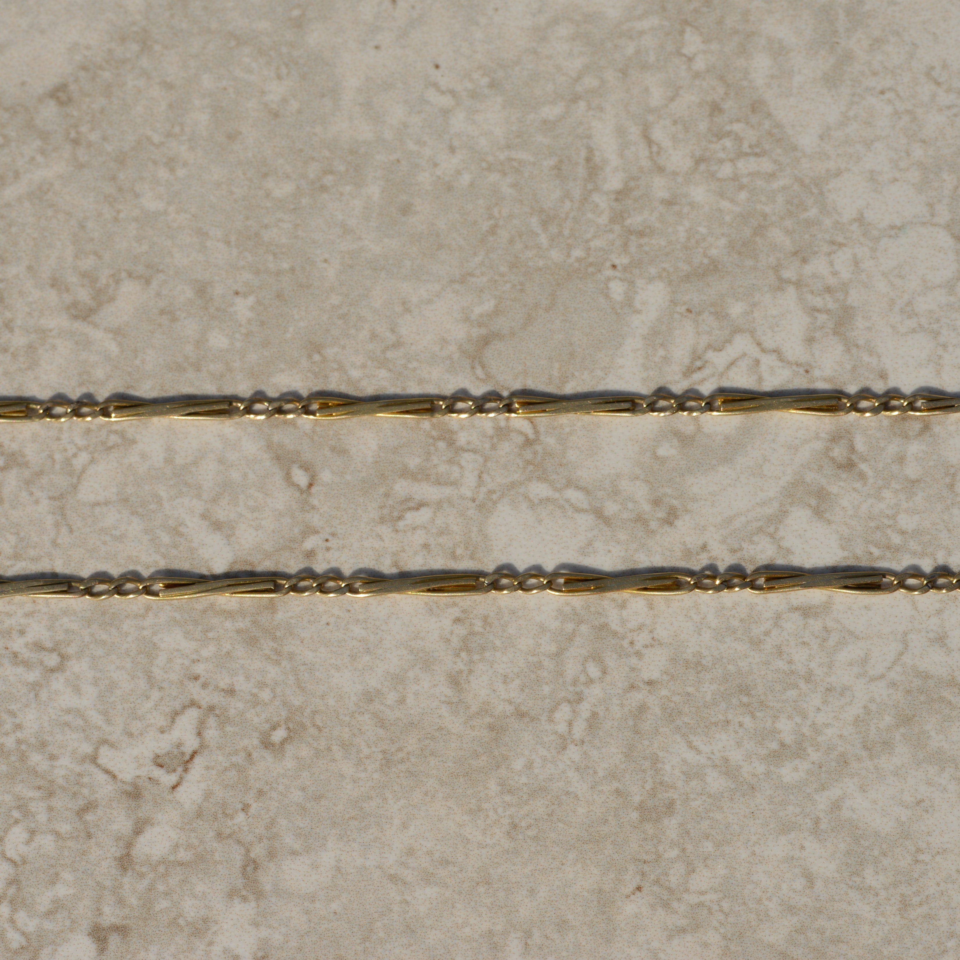Antique Fancy Alternating Link Chain