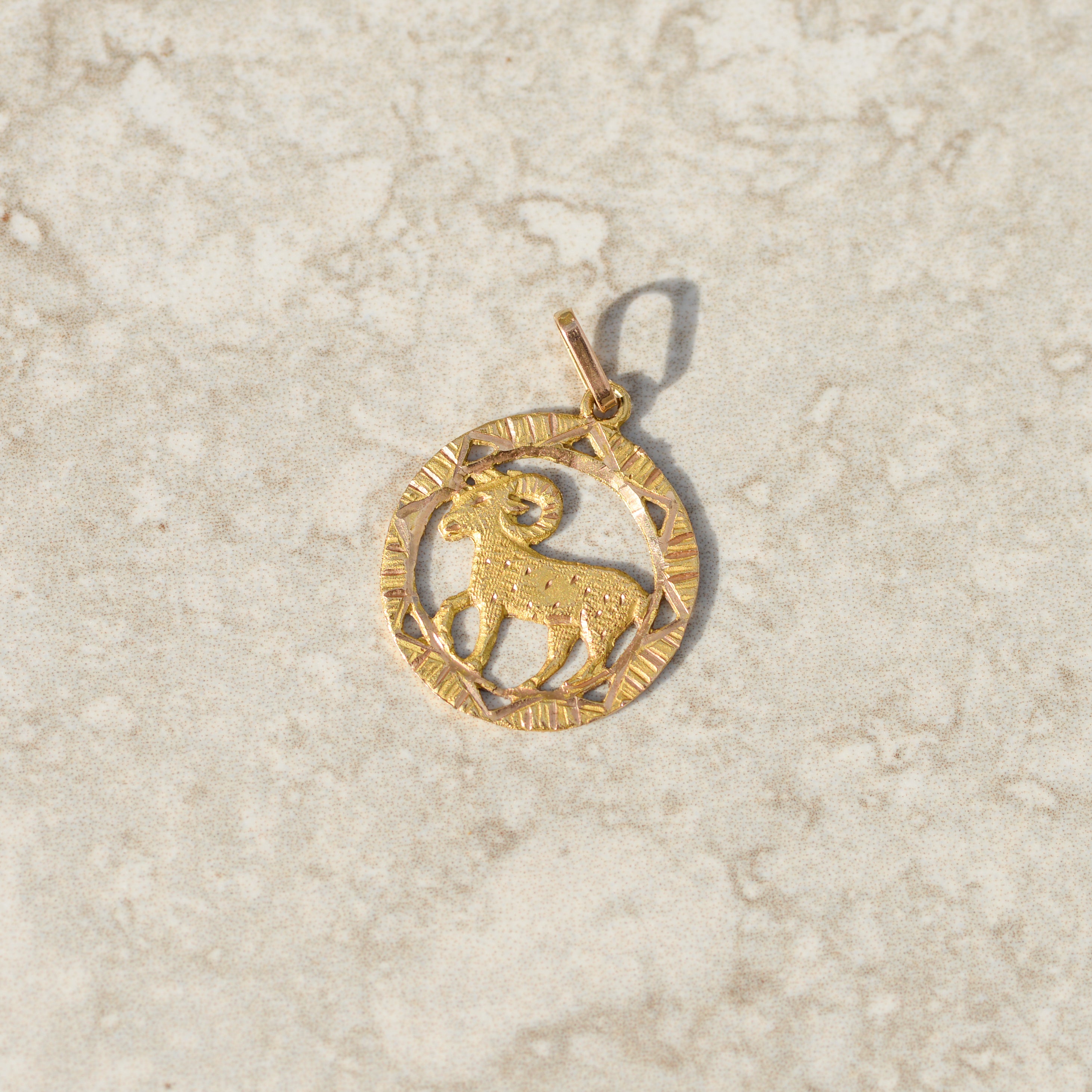 Vintage Aries Charm