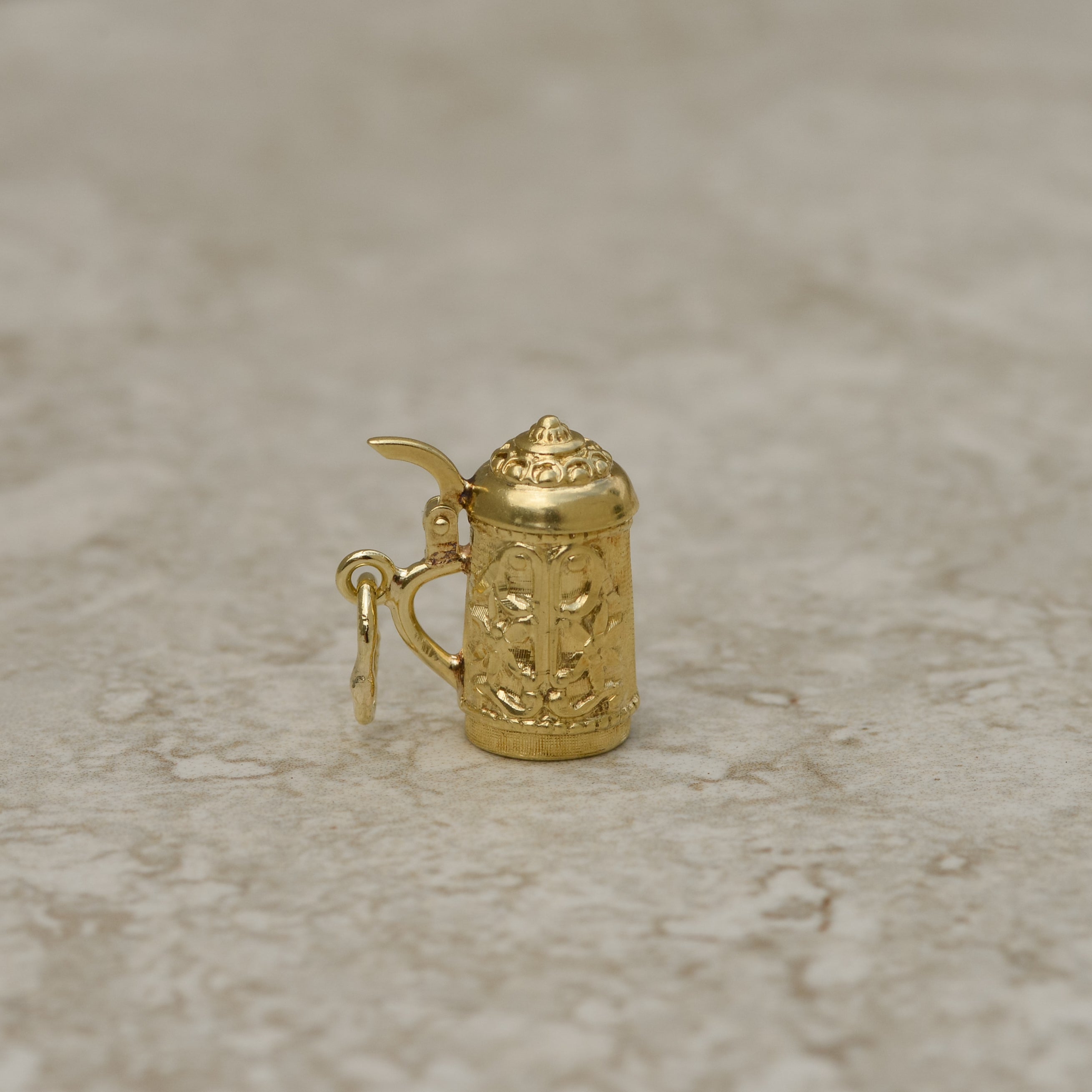 Vintage Articulated Beer Stein Charm