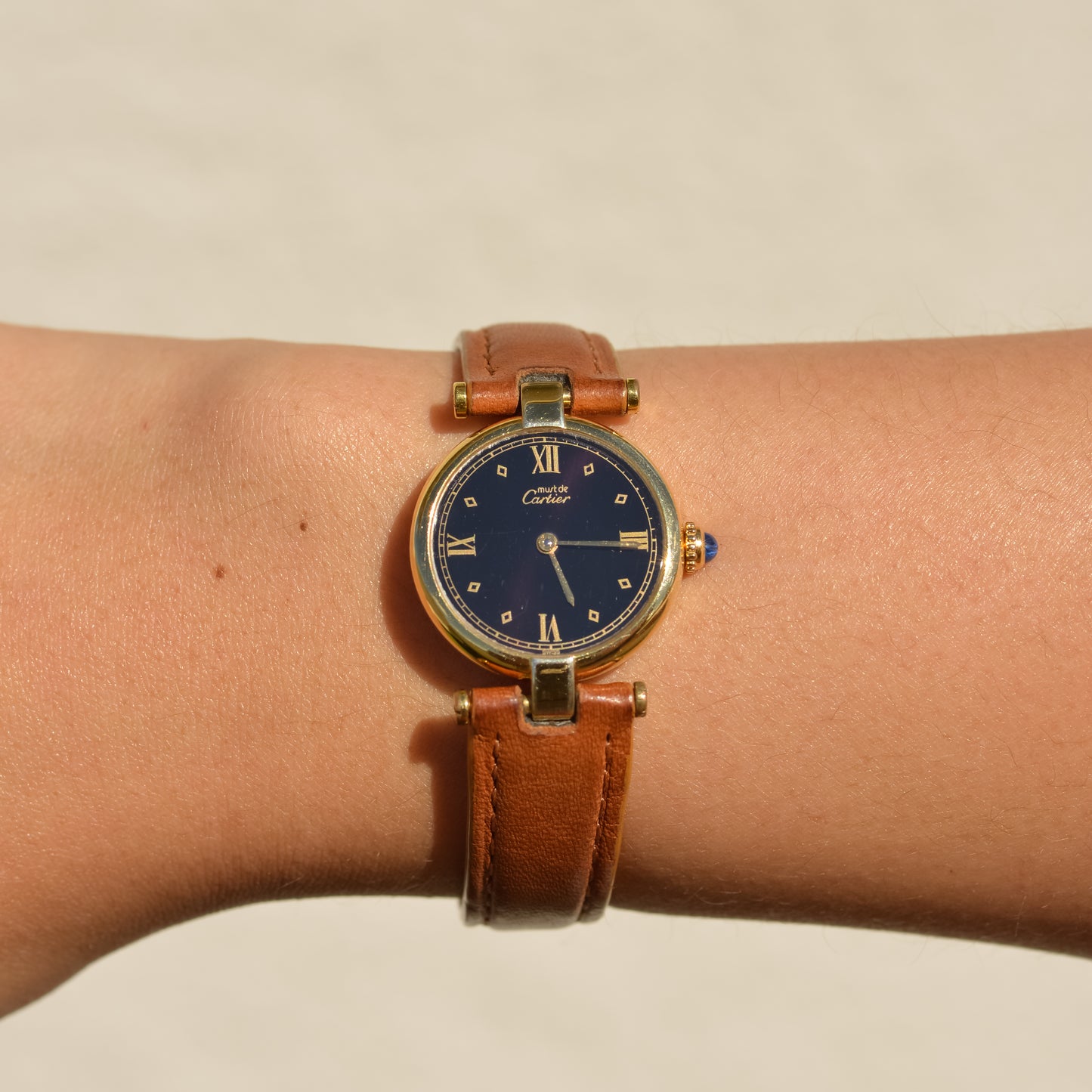 must de Cartier Vendôme, black dial