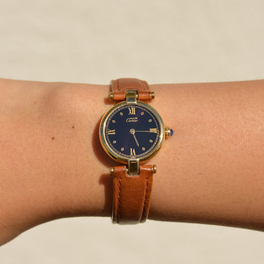 must de Cartier Vendôme, black dial