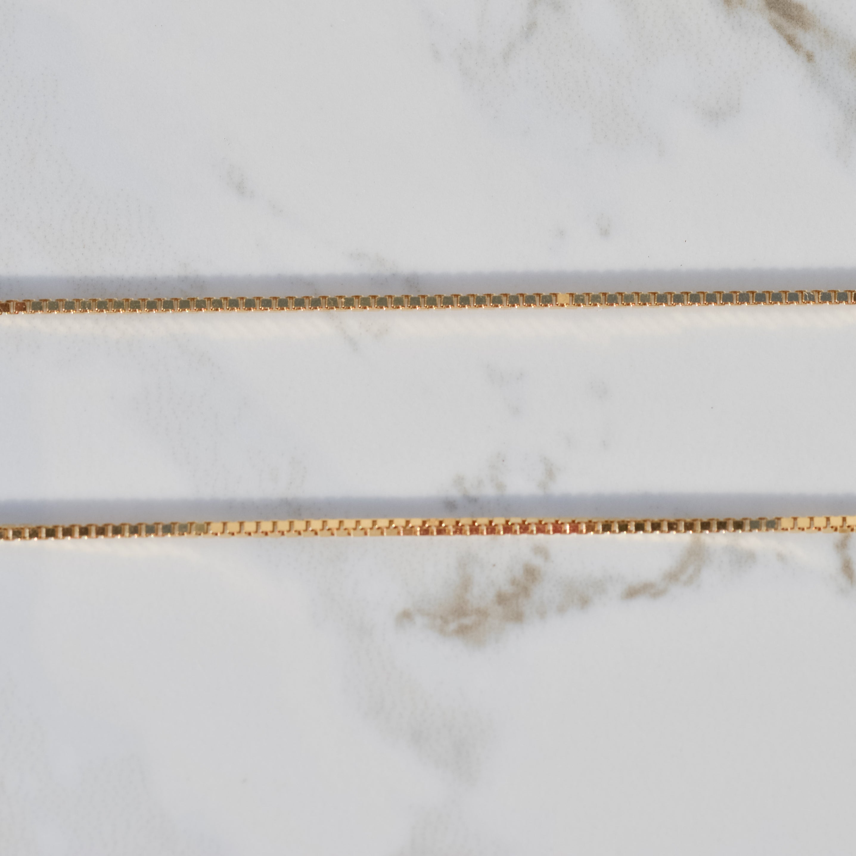 Estate Box Chain 17.5" 14k