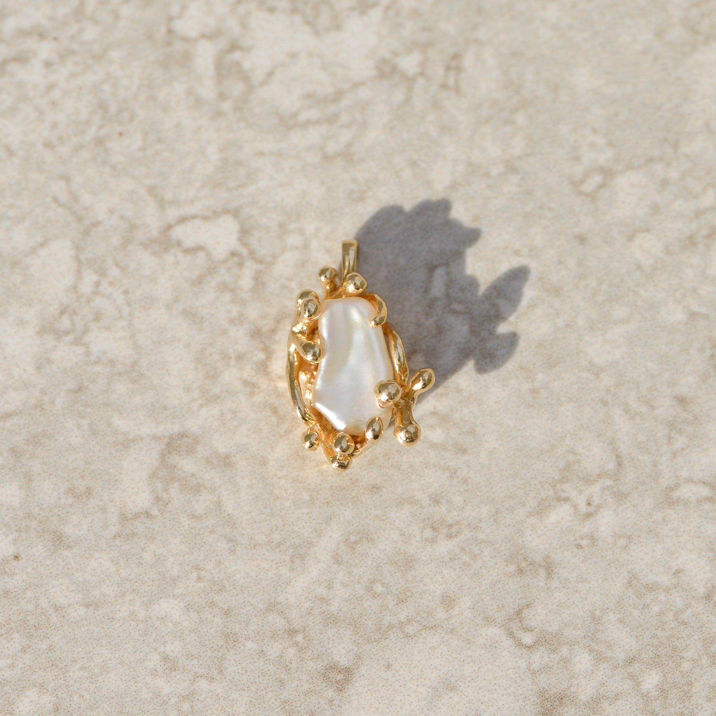Vintage Baroque Pearl Charm