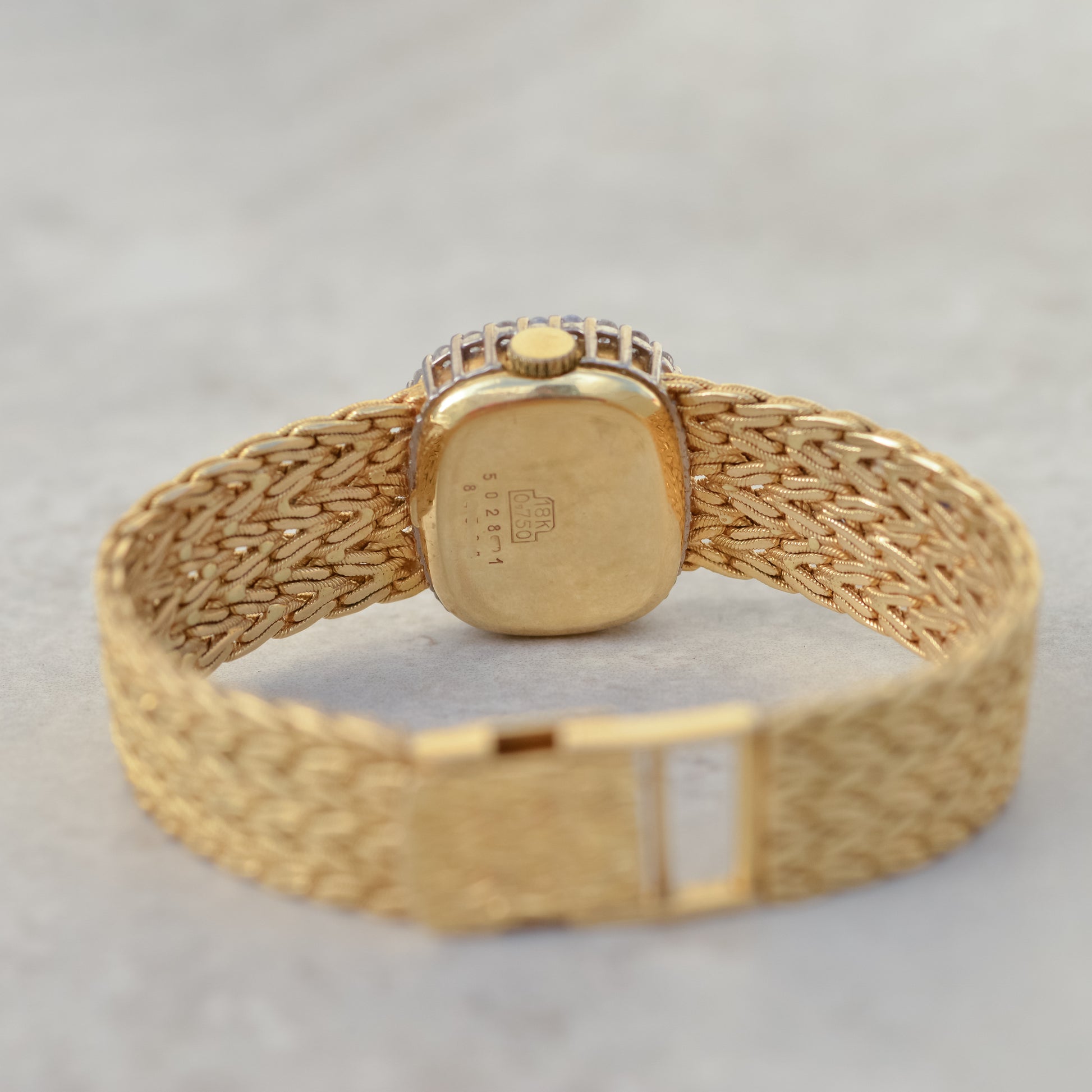 Bucherer Tiger's Eye Dial Diamond Watch