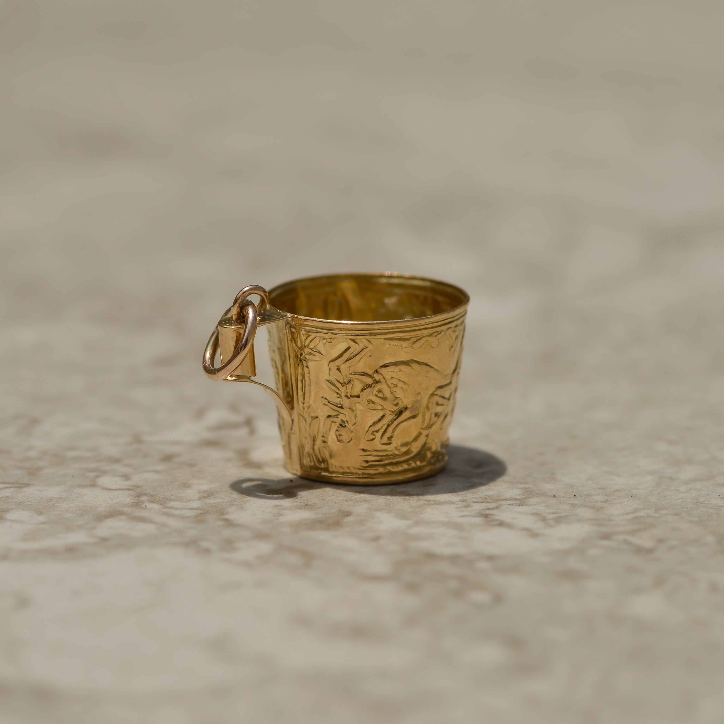 Vintage Ancient Greek Replica Cup Charm