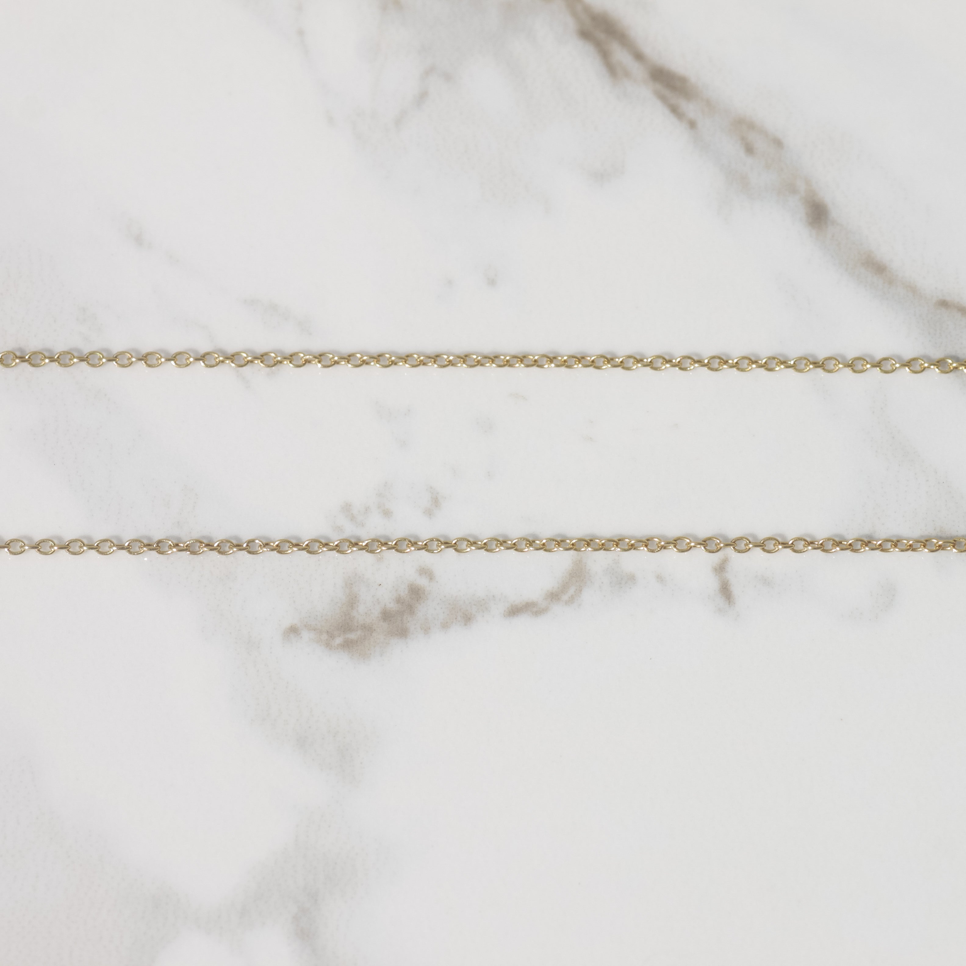 Vintage Cable Chain Necklace 20.5" 18k Gold