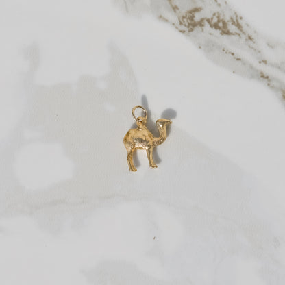 Vintage Camel Charm 14k