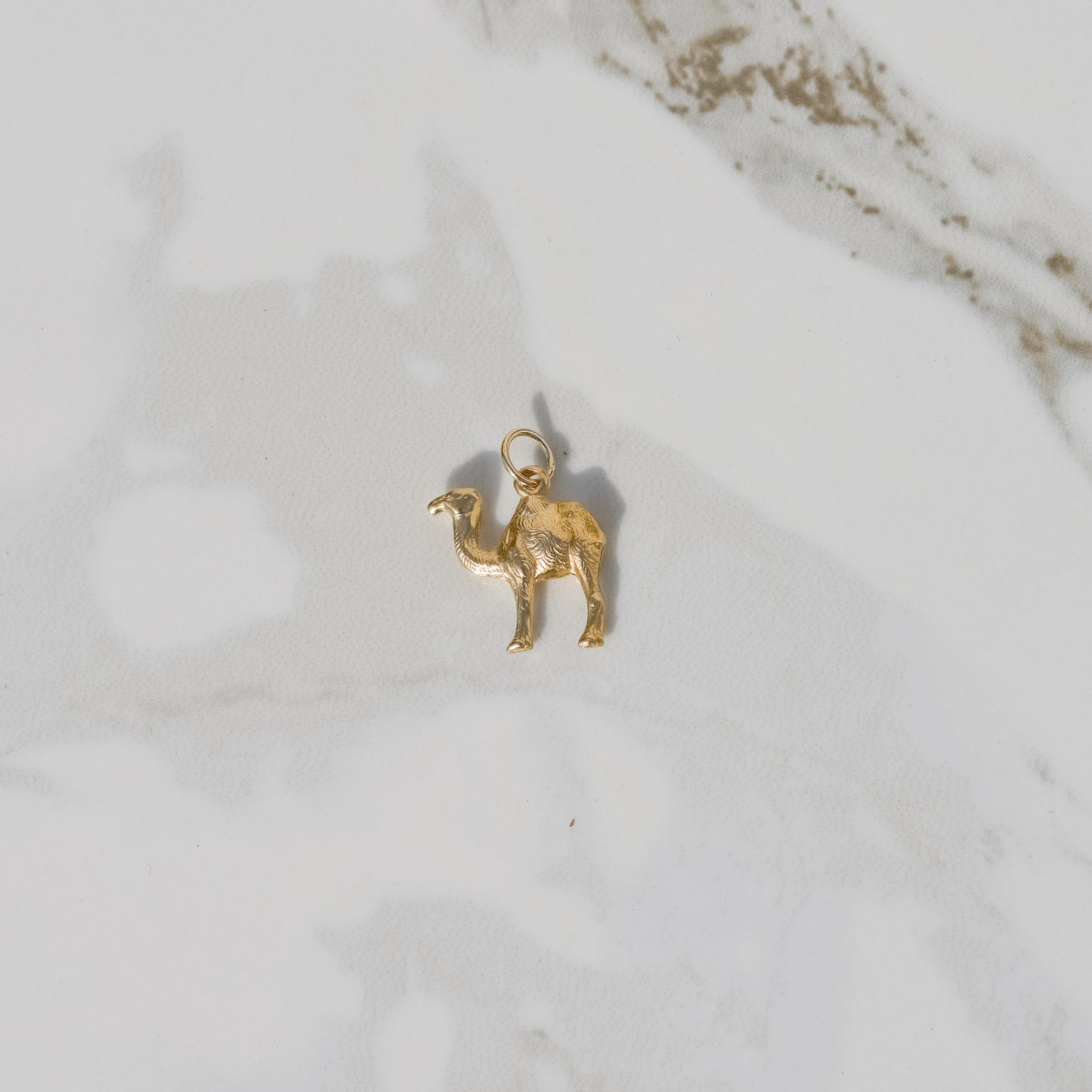 Vintage Camel Charm 14k