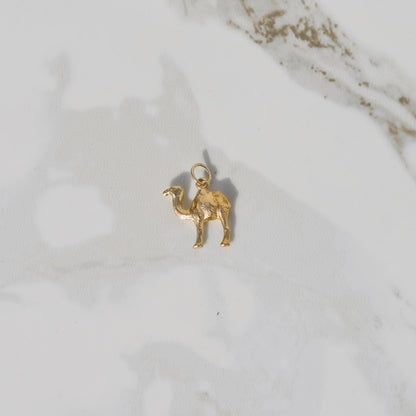 Vintage Camel Charm 14k