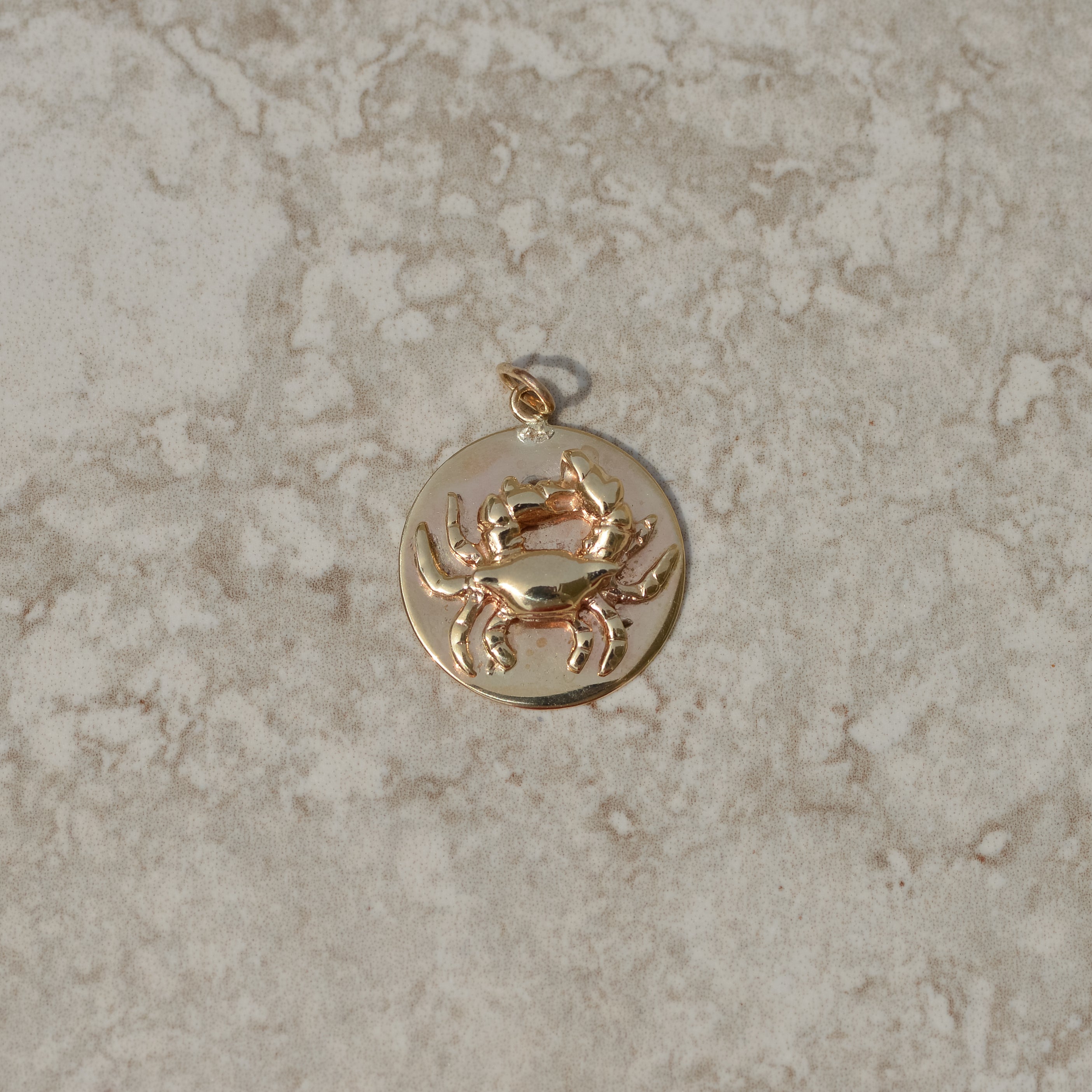 Vintage Cancer Zodiac Charm