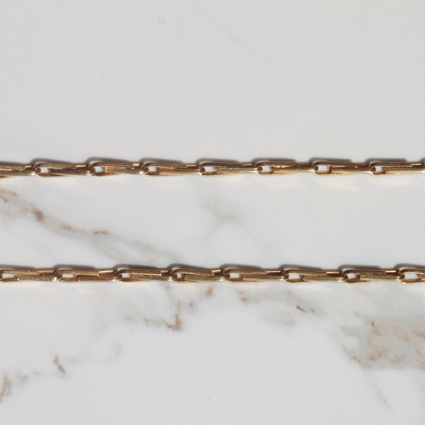 Vintage Statement Chain 15 5/8" 14k Gold