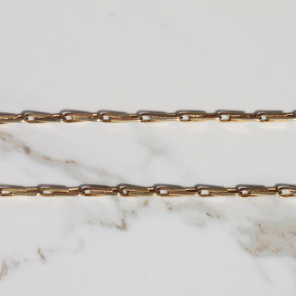 Vintage Statement Chain 15 5/8" 14k Gold