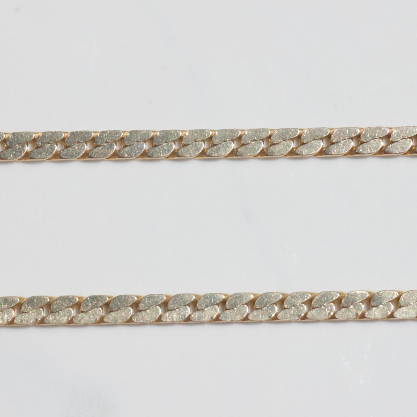 Vintage Flat Curb Chain 16.5" 14k Gold