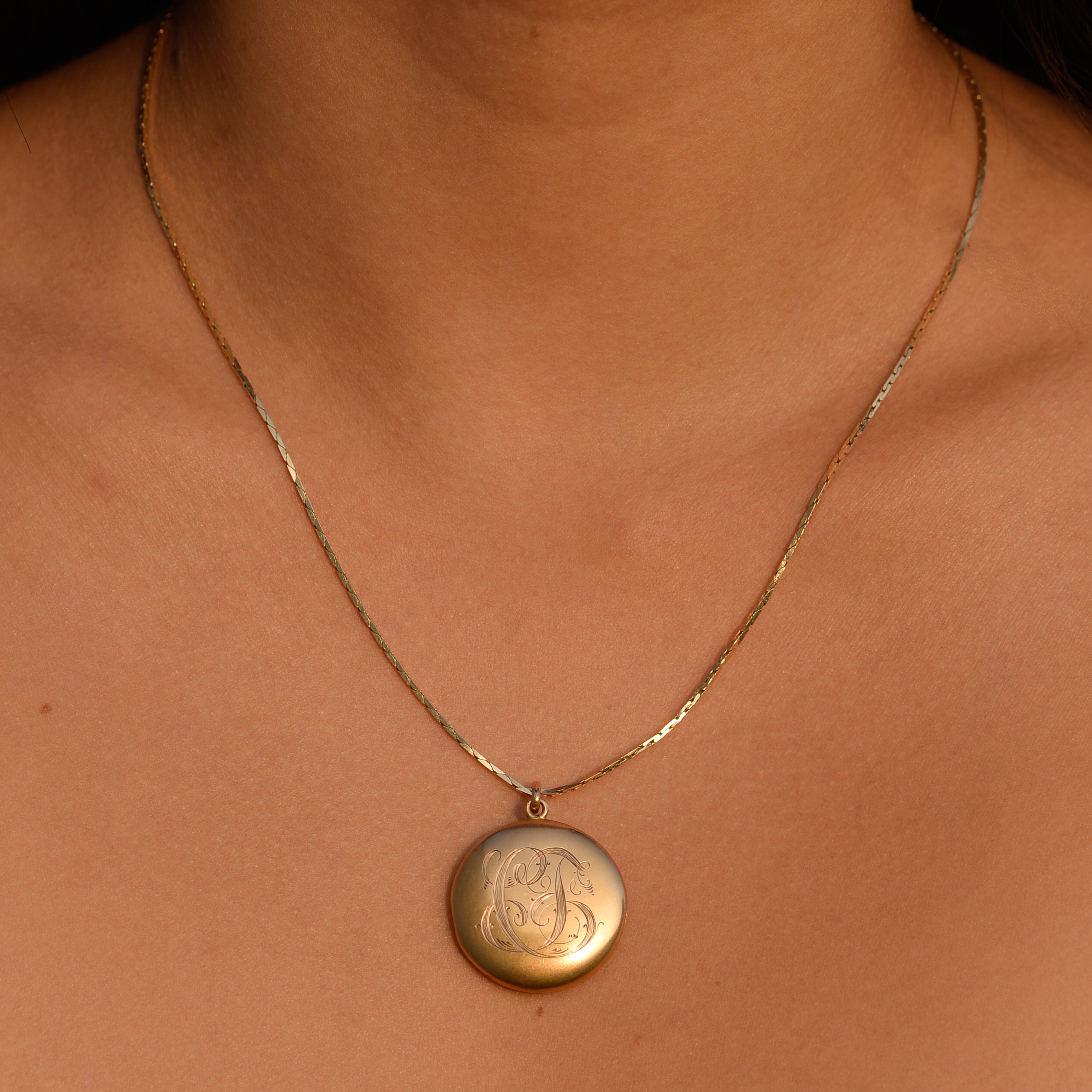Antique Victorian Initialed Locket