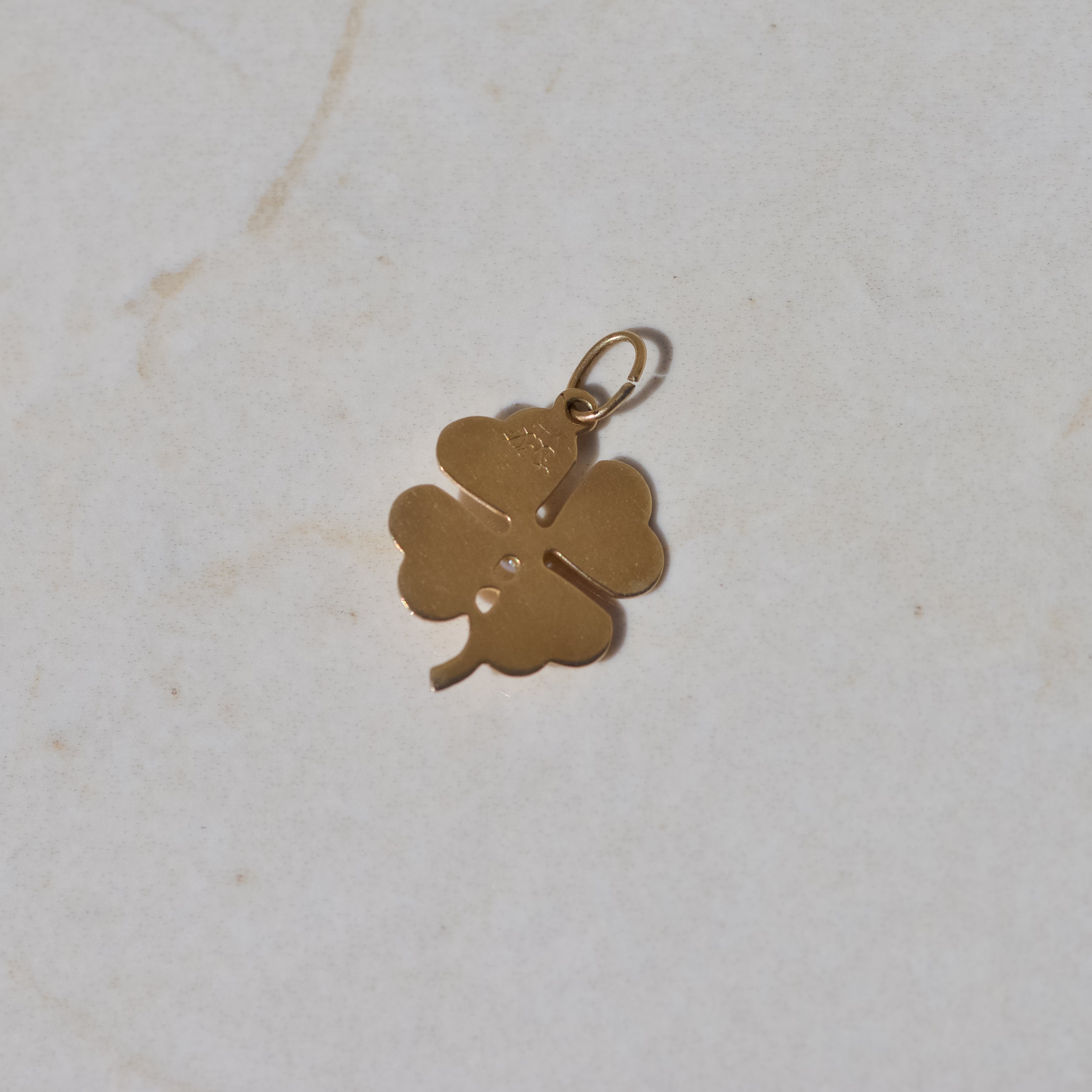 Vintage Four Leaf Clover Charm