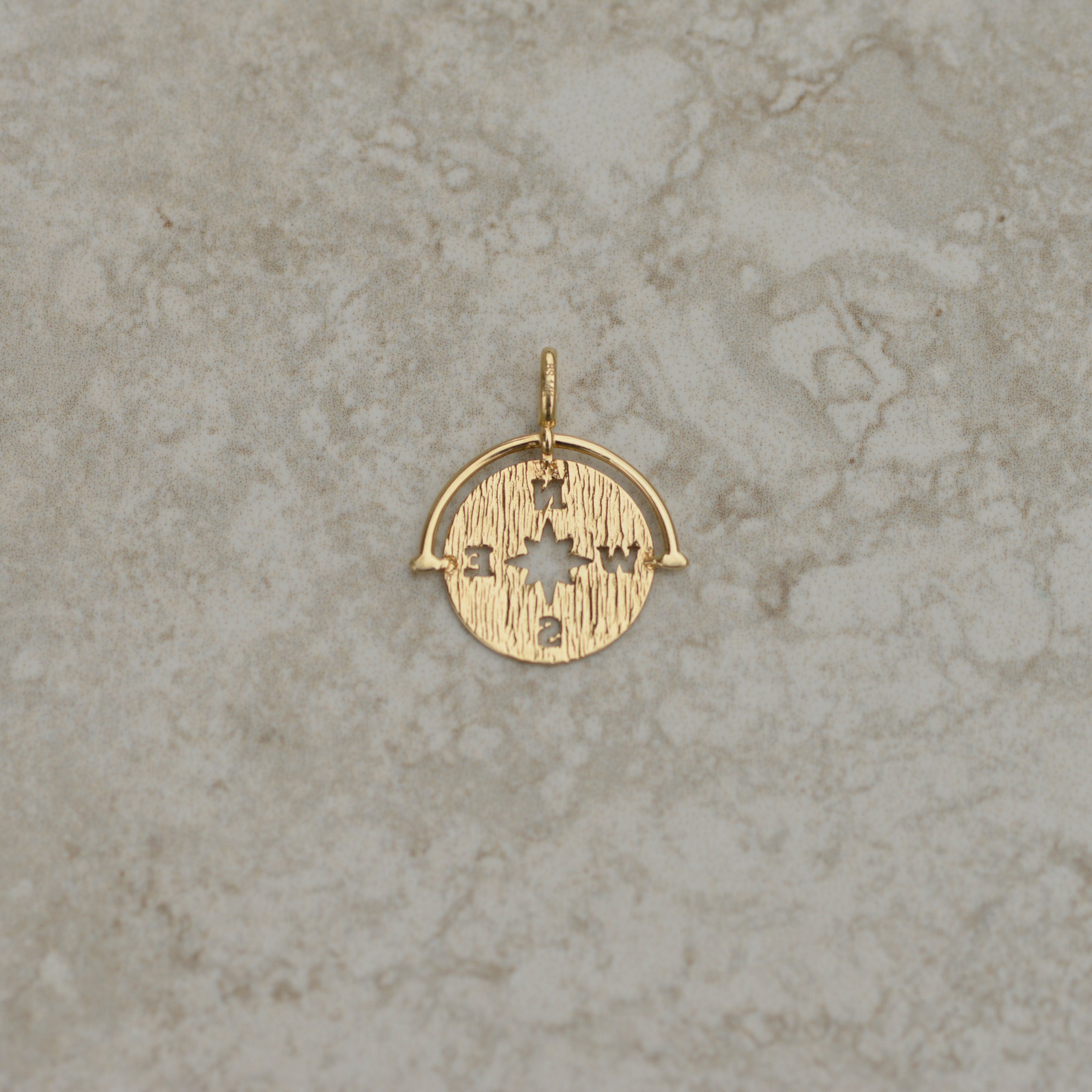 Vintage Compass Pendant