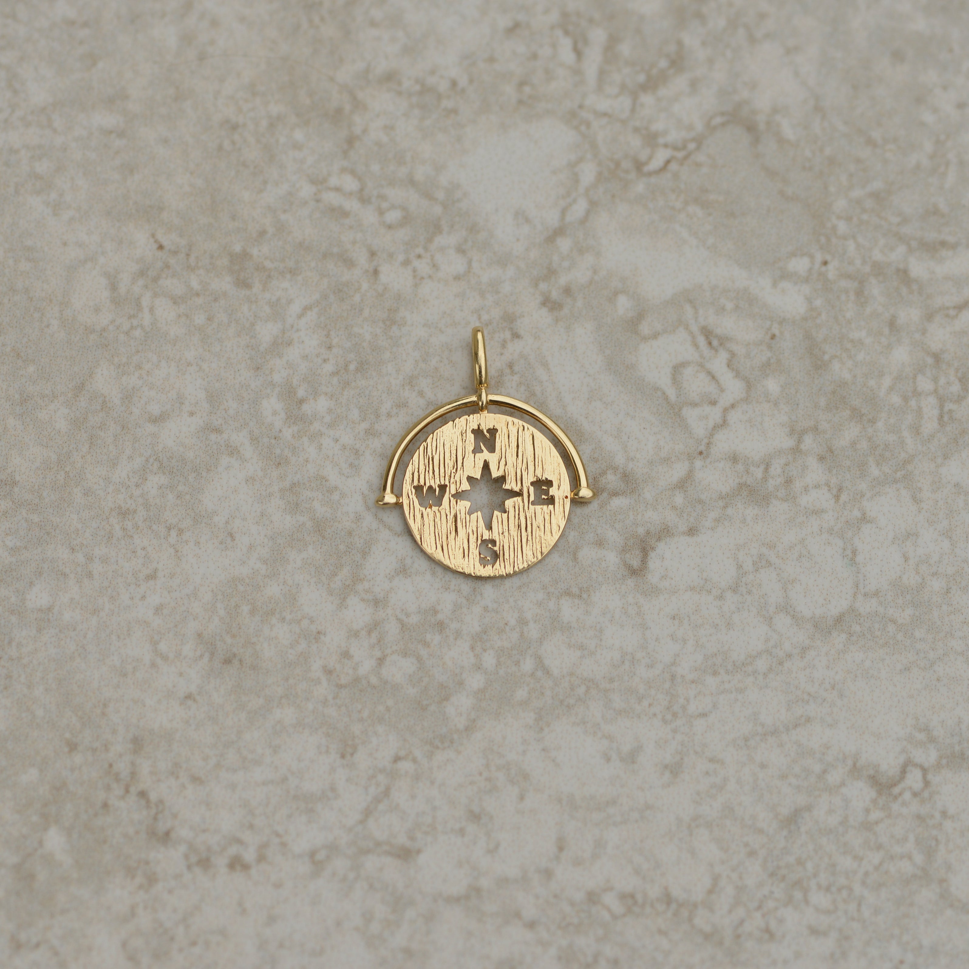 Vintage Compass Pendant