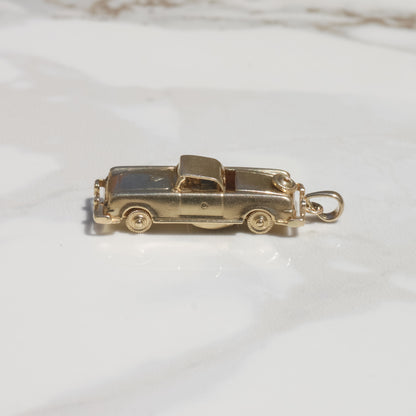 Vintage Articulated Convertible Car Charm 14k