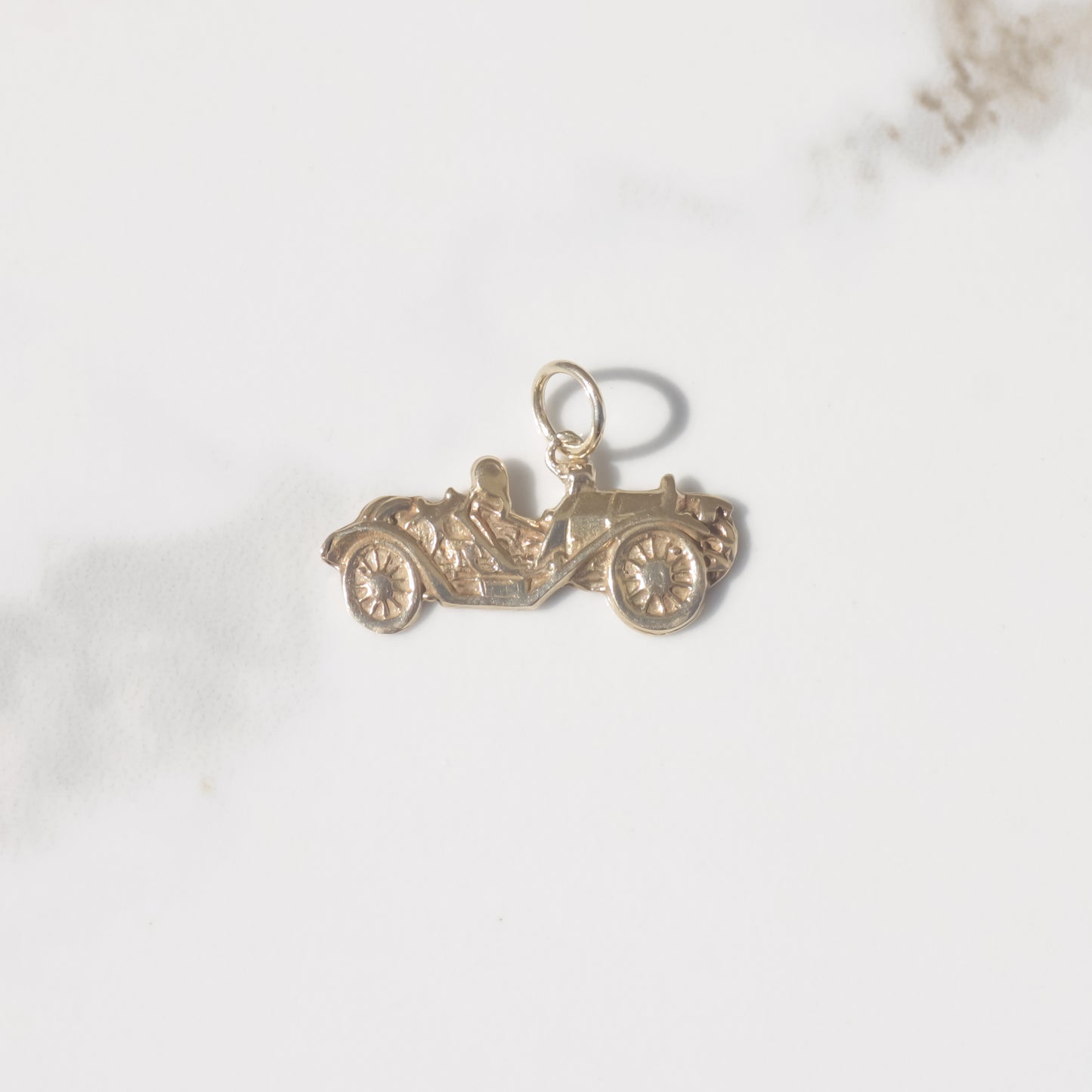 Vintage Convertible Car Charm 14k