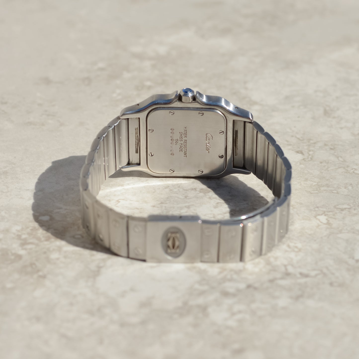 Cartier Santos Galbée, stainless steel