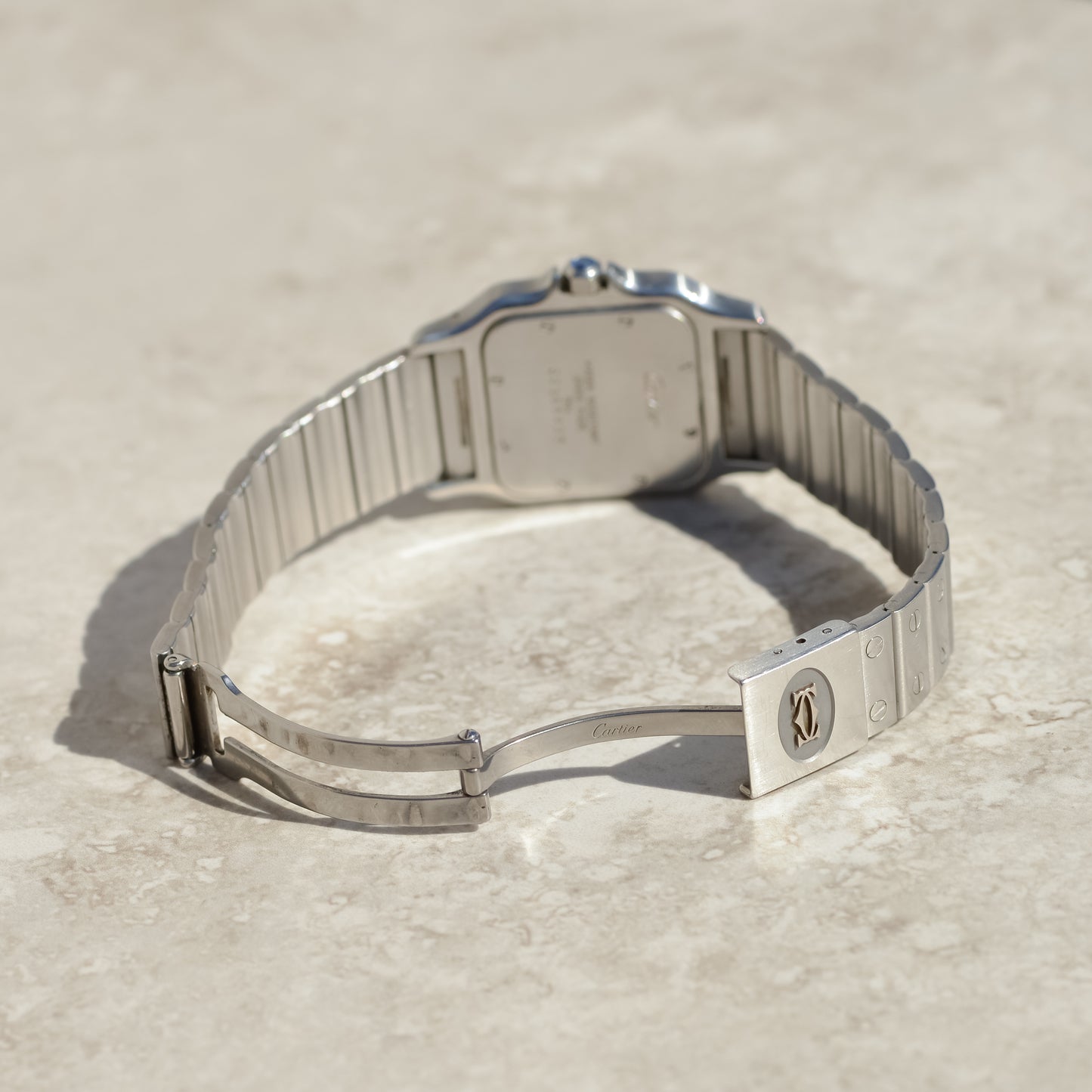 Cartier Santos Galbée, stainless steel