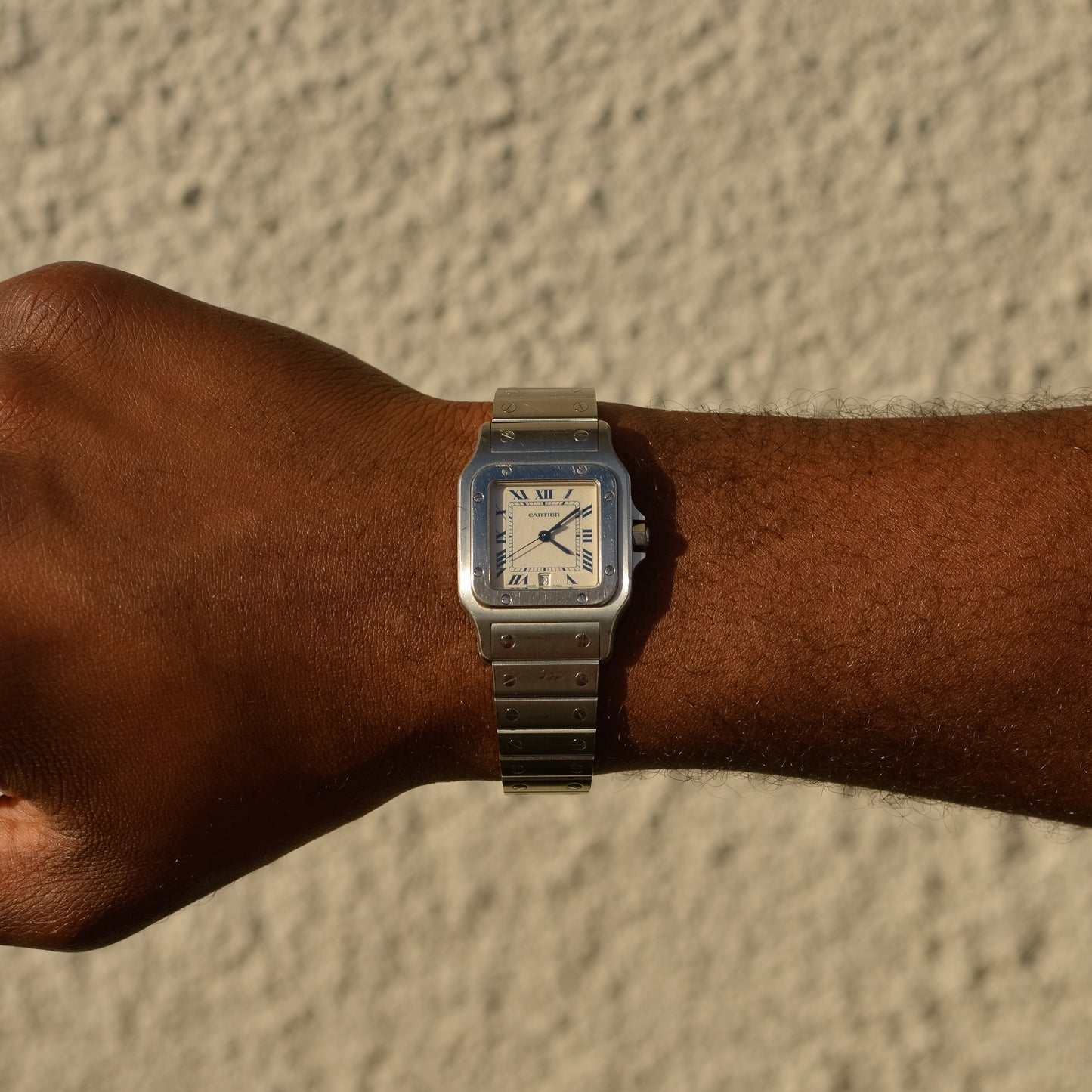 Cartier Santos Galbée, stainless steel