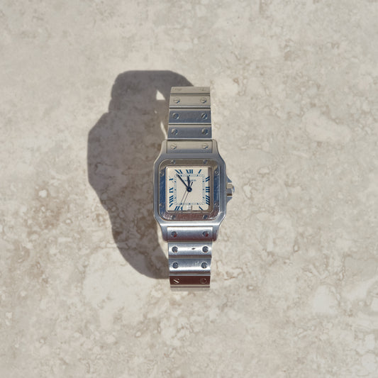 Cartier Santos Galbée, stainless steel