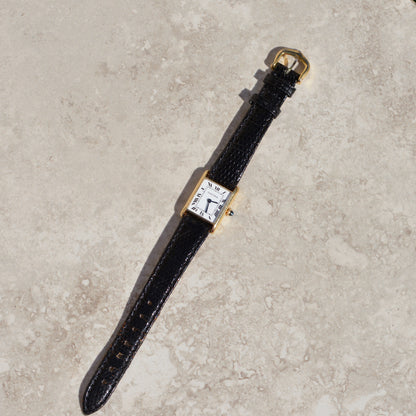 Cartier Tank Louis, manual winding with "Paris" dial