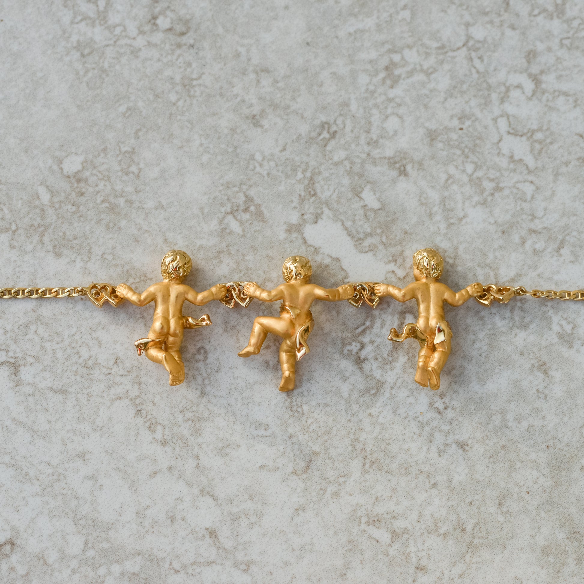 Vintage Carrera y Carrera Cherub Necklace
