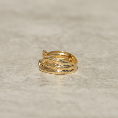 Vintage Double Snake Ring