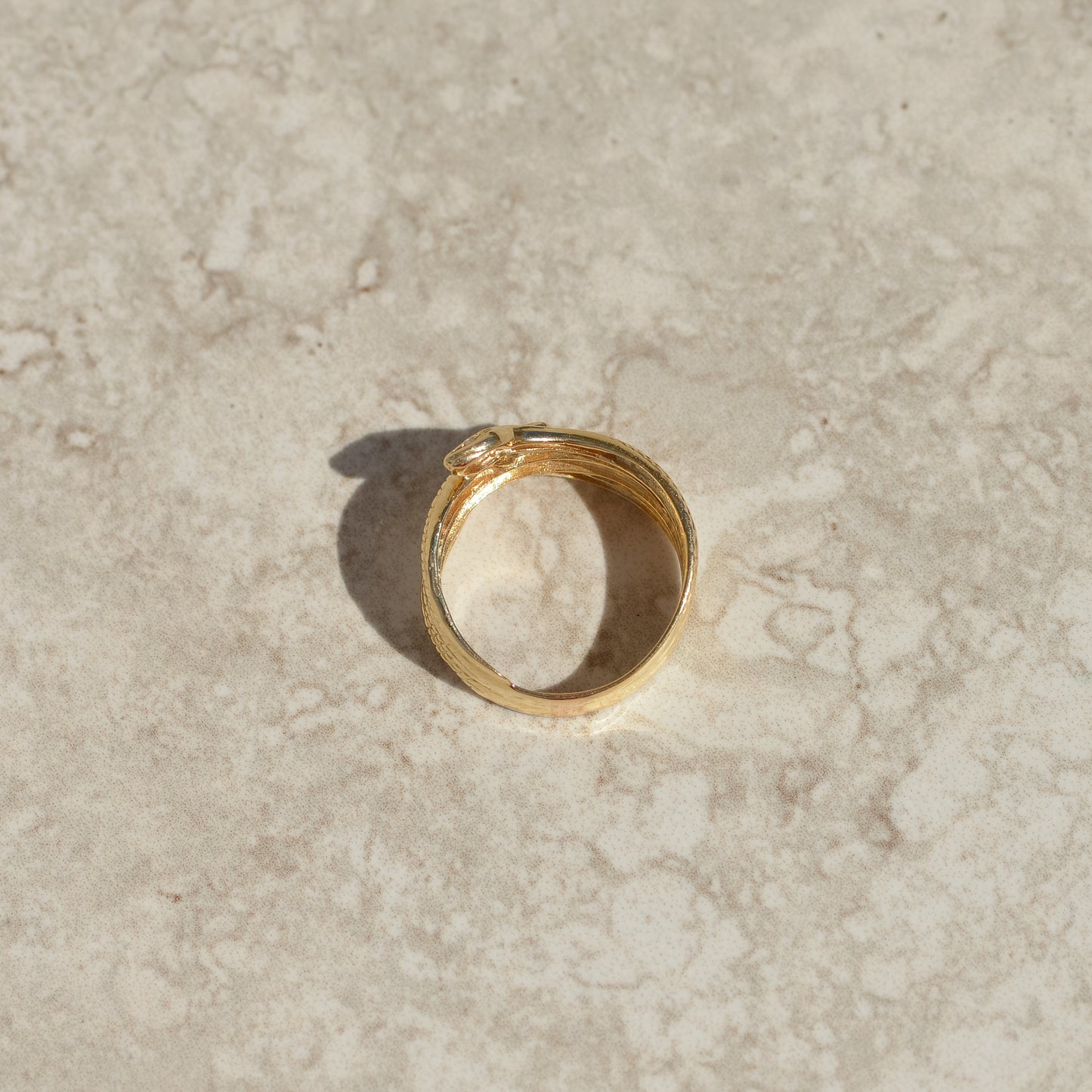 Vintage Double Snake Ring