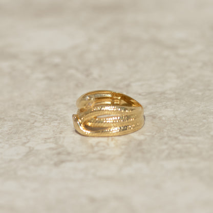 Vintage Double Snake Ring