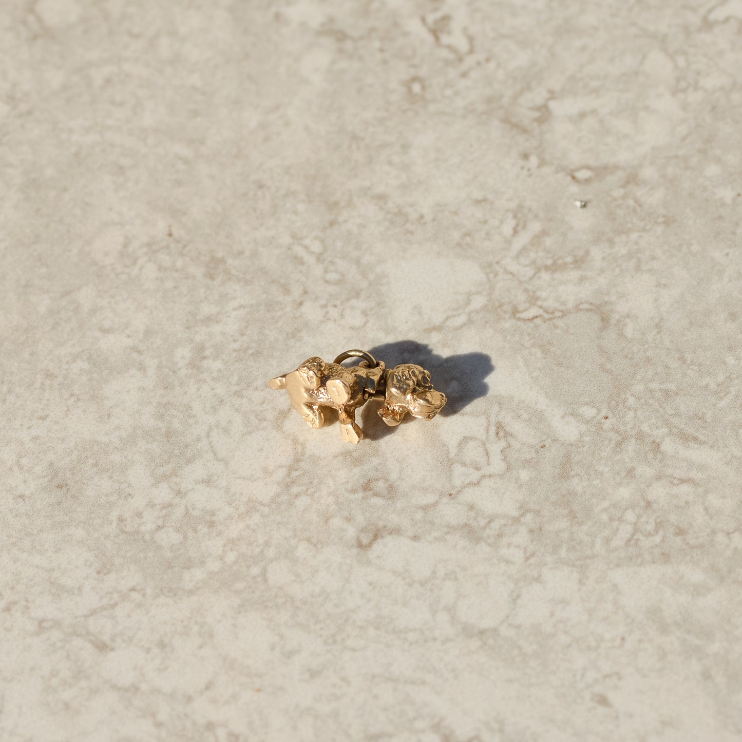 Vintage Bobblehead Dog Charm