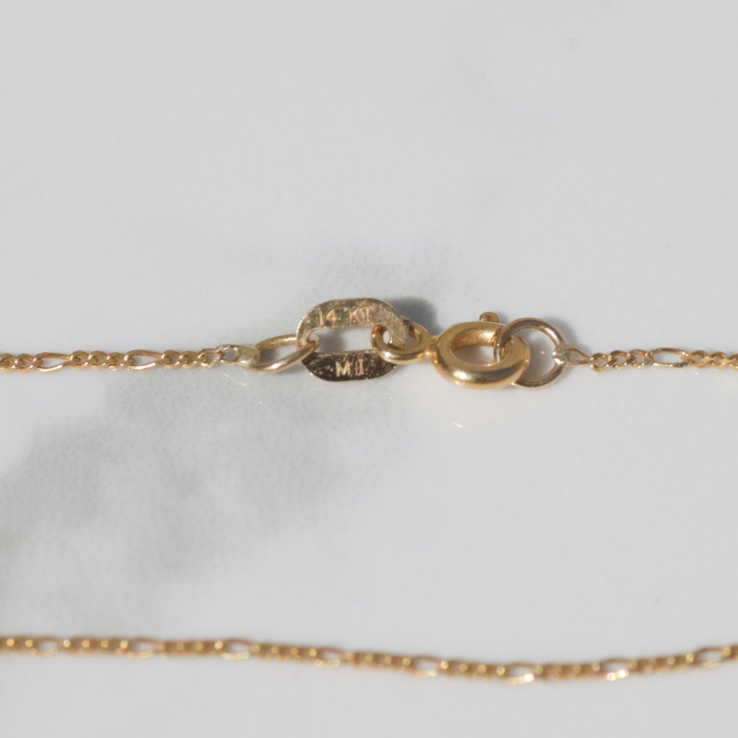 Vintage D Initial Cultured Pearl Lariat Necklace 14k Gold