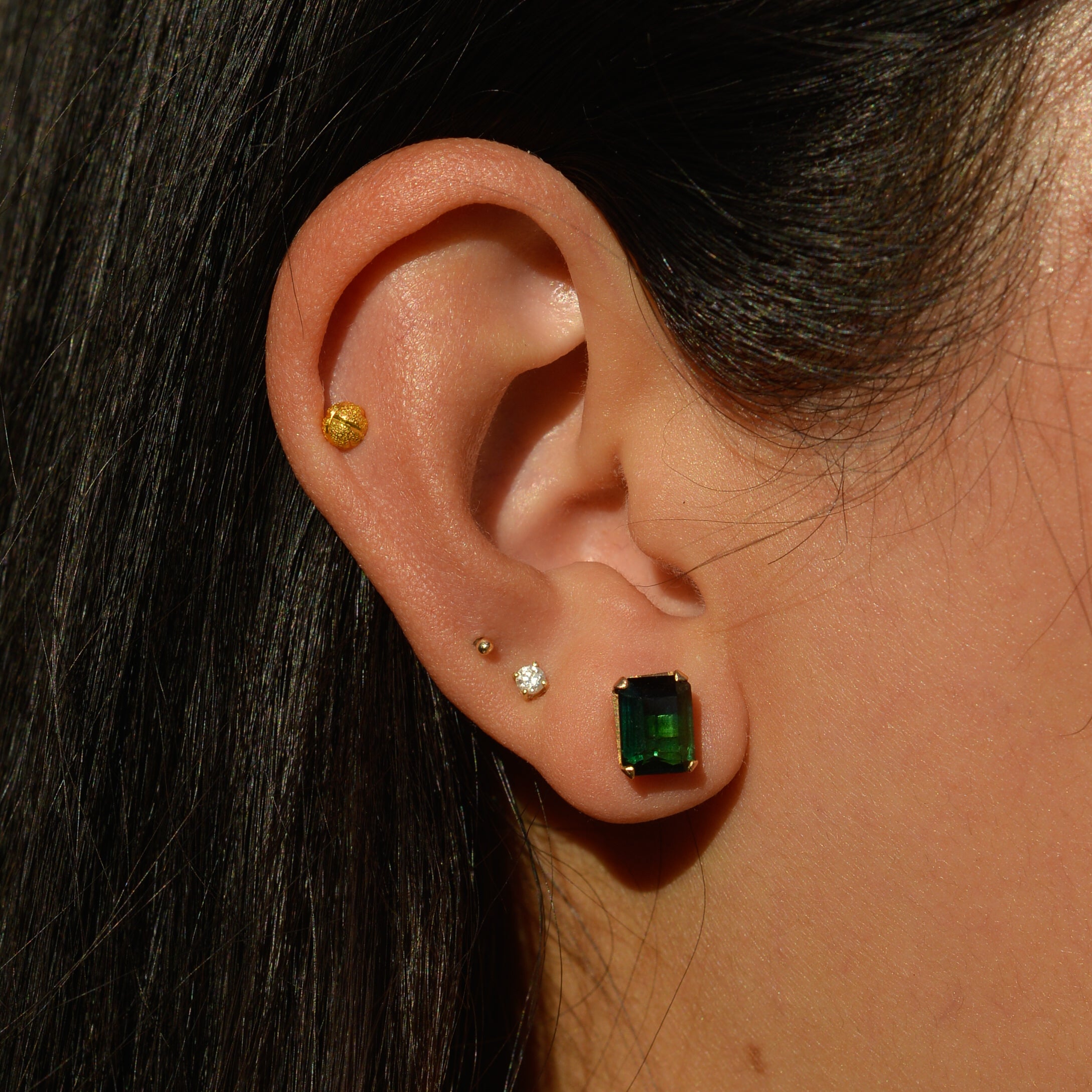 Vintage Tourmaline Studs