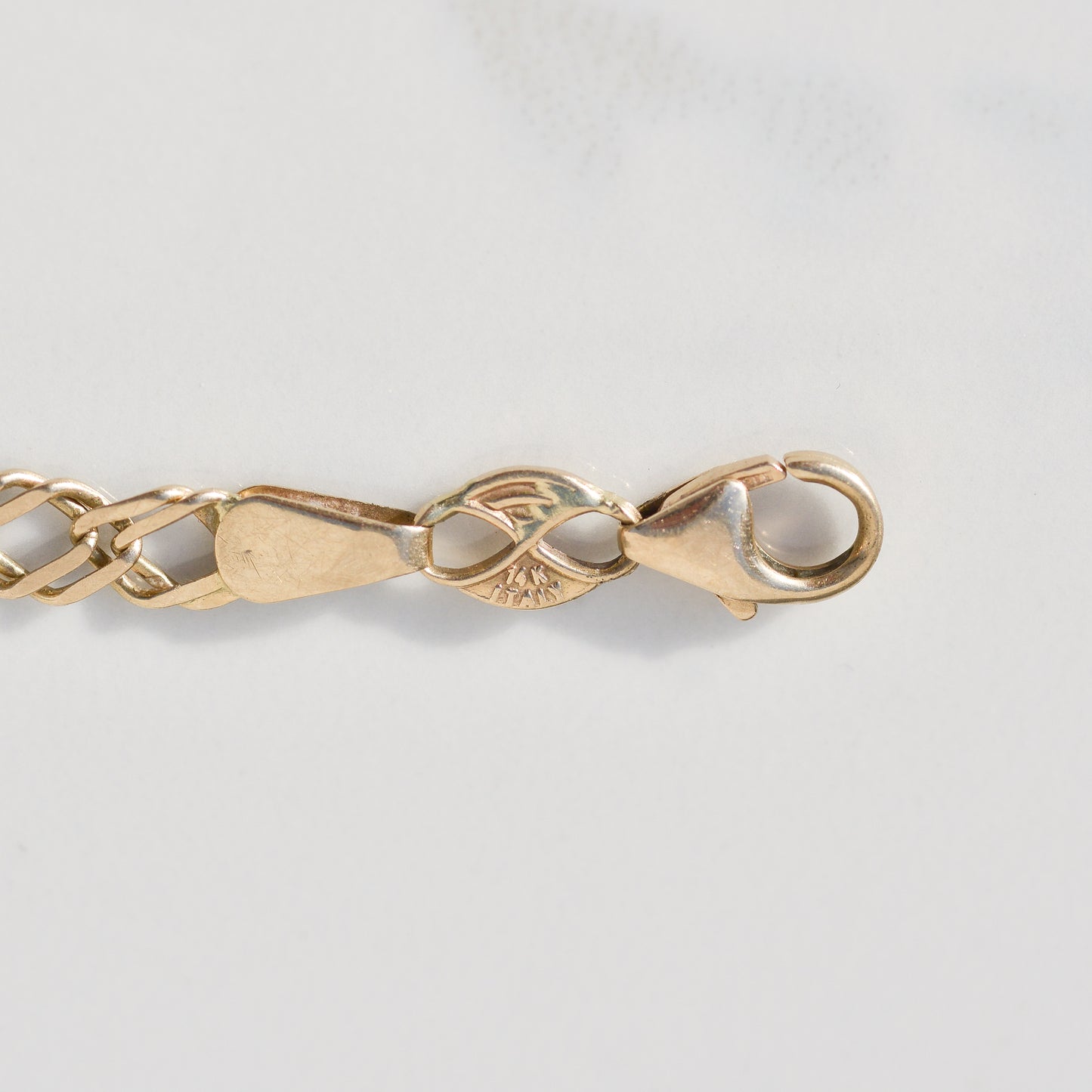 Vintage Fancy Link Bracelet 14k