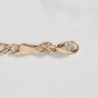 Vintage Fancy Link Bracelet 14k