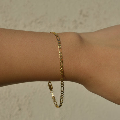 Vintage Figaro Bracelet 14k