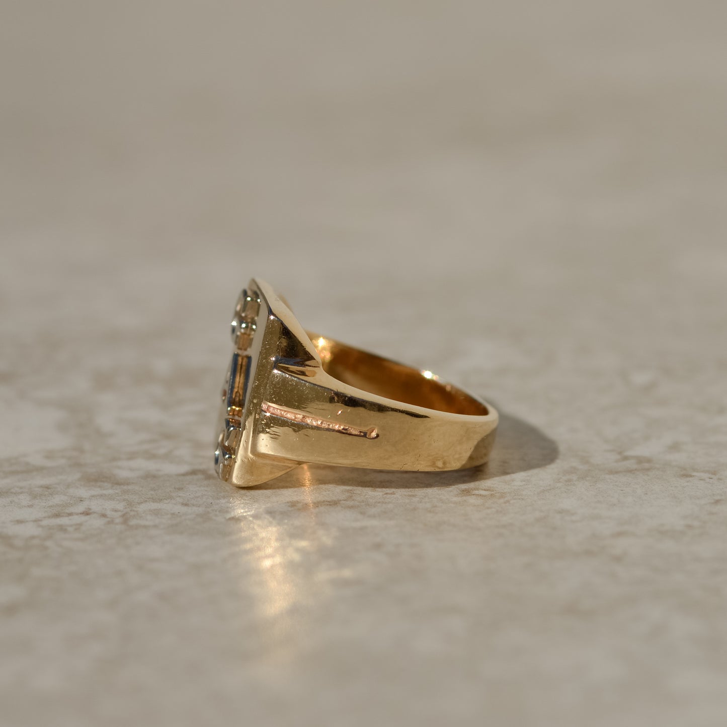 Vintage GAG Square Signet