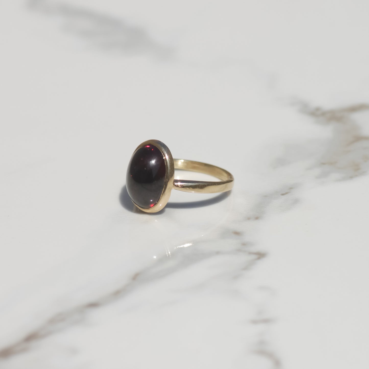 Vintage Garnet Ring Sz 6 14k