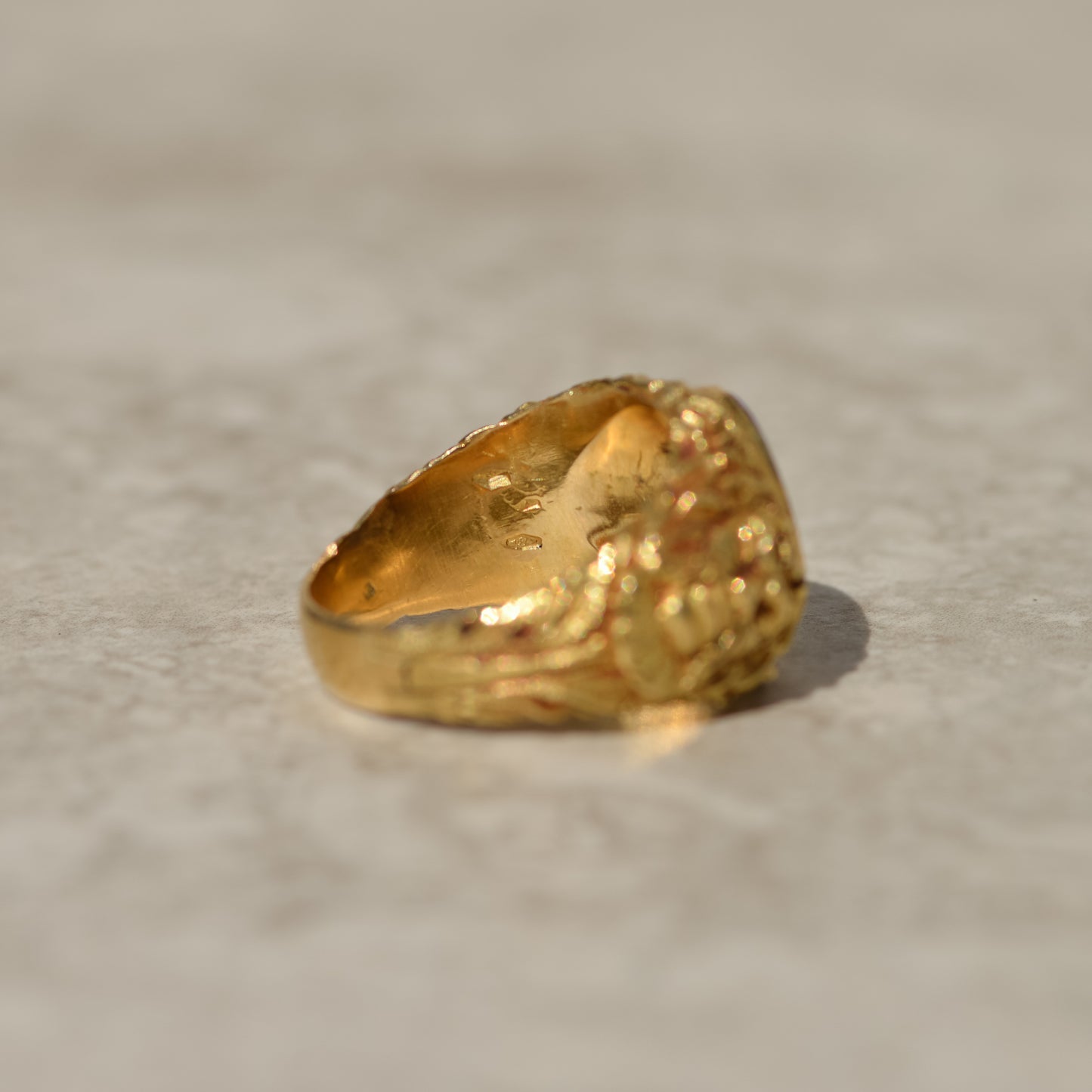 Vintage Lapis Signet Ring