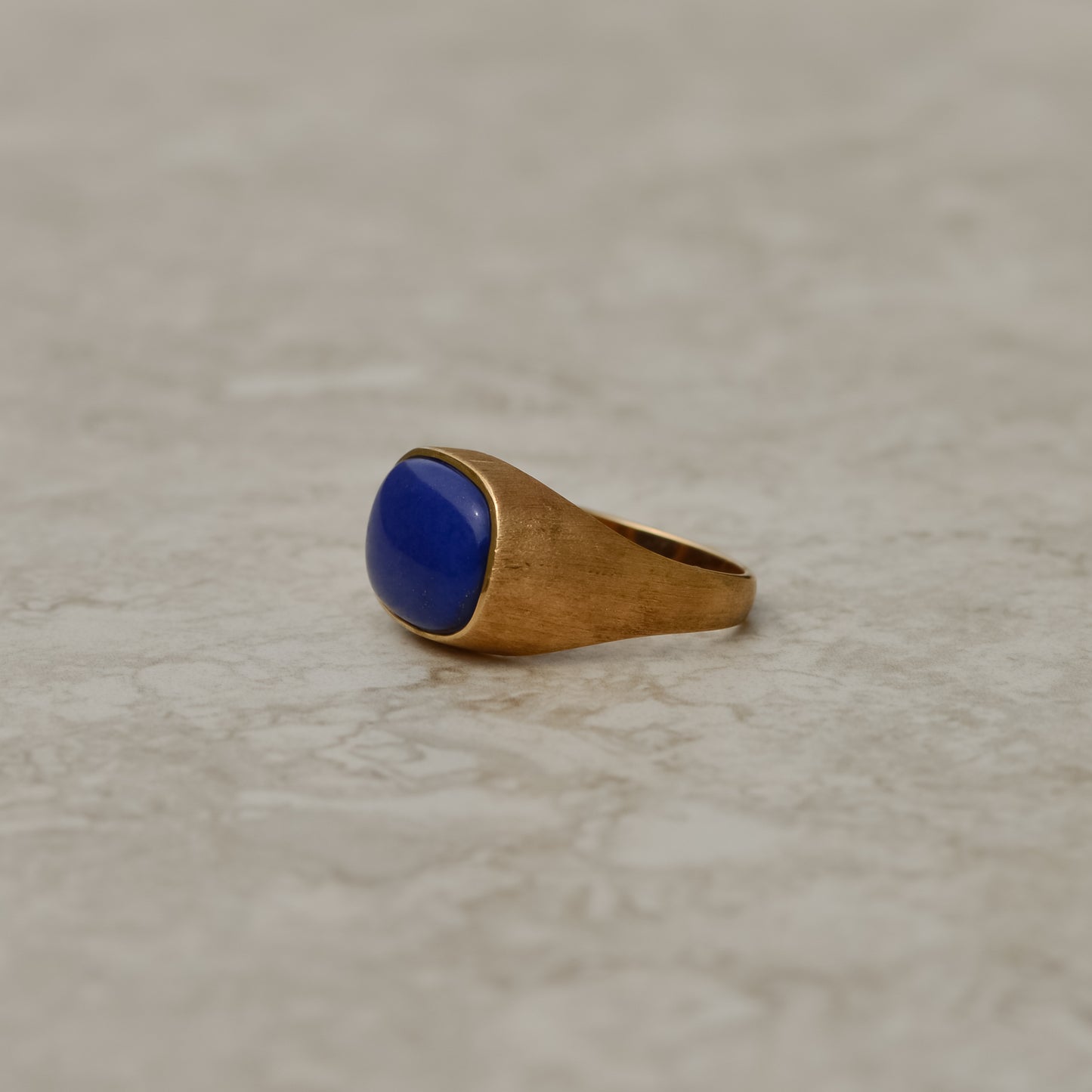 Vintage Lapis Signet Ring