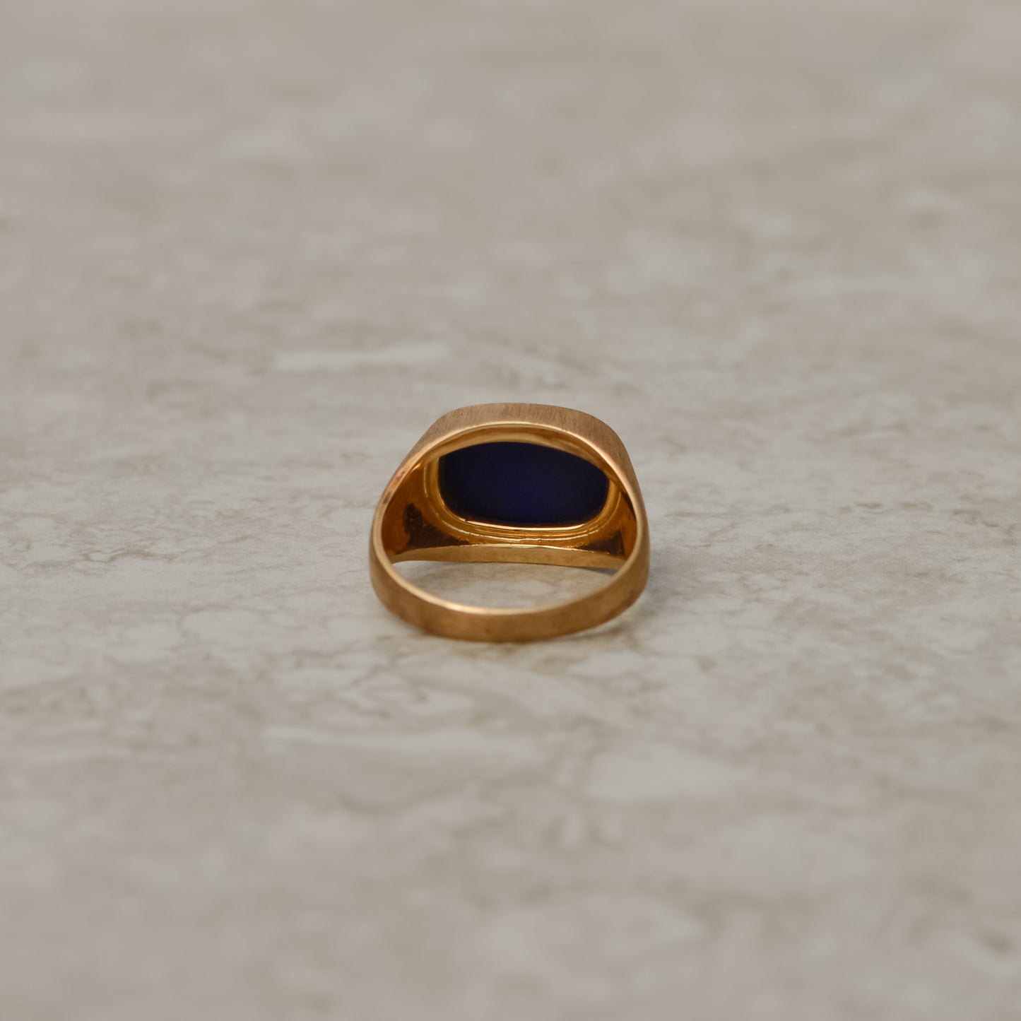 Vintage Lapis Signet Ring