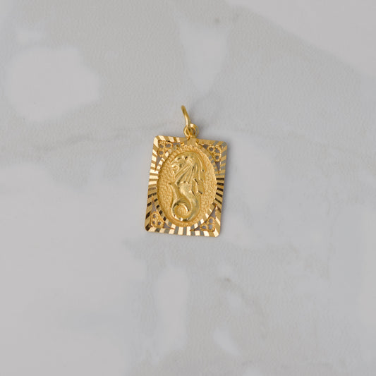 Vintage Merlion Charm 22k