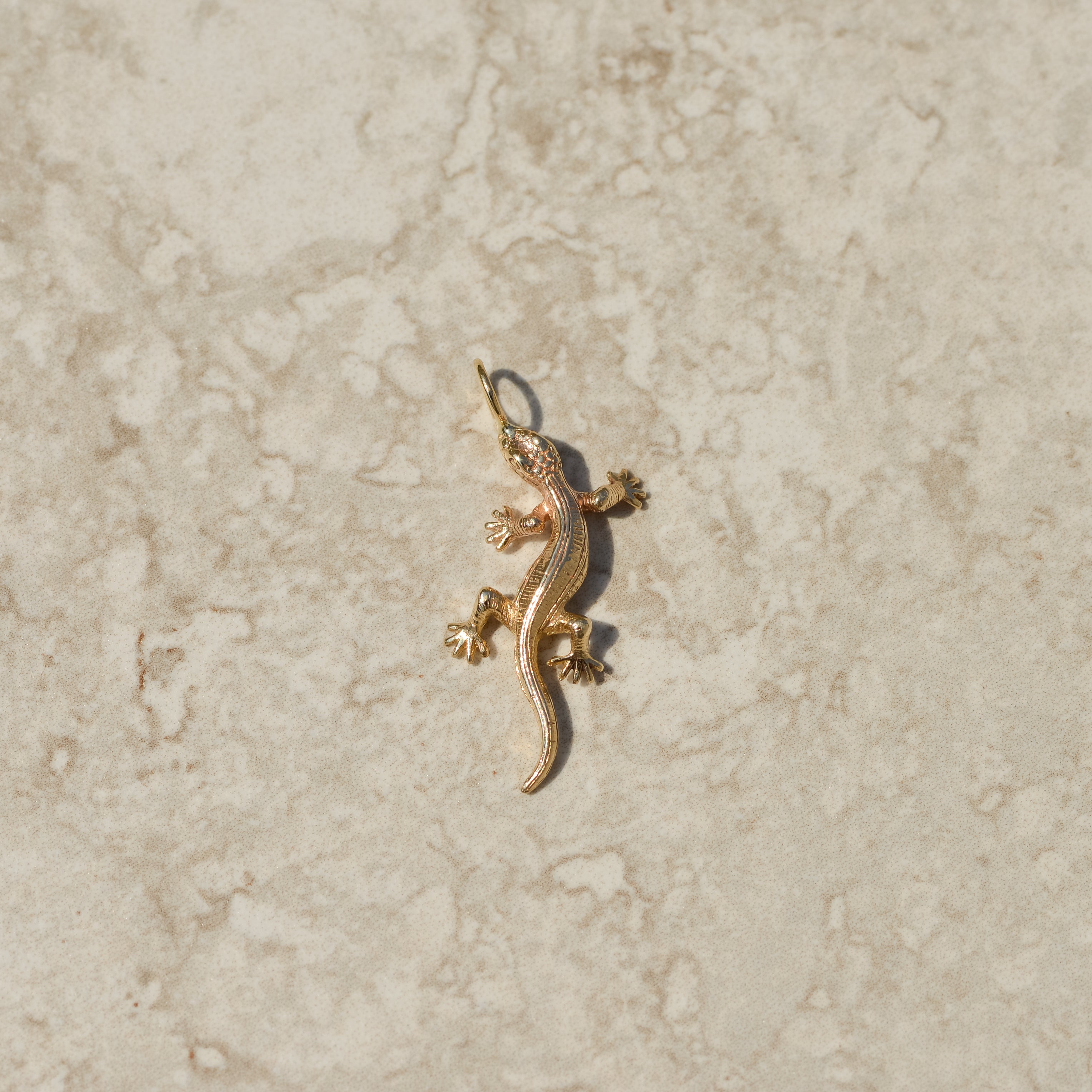 Vintage Lizard Charm