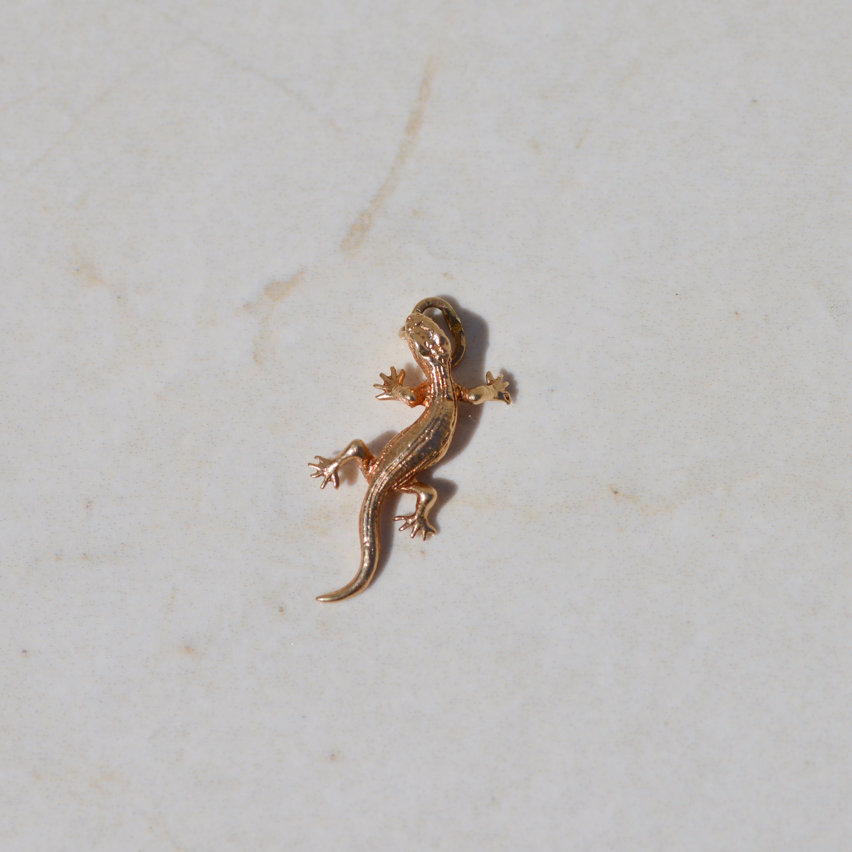 Vintage Lizard Charm