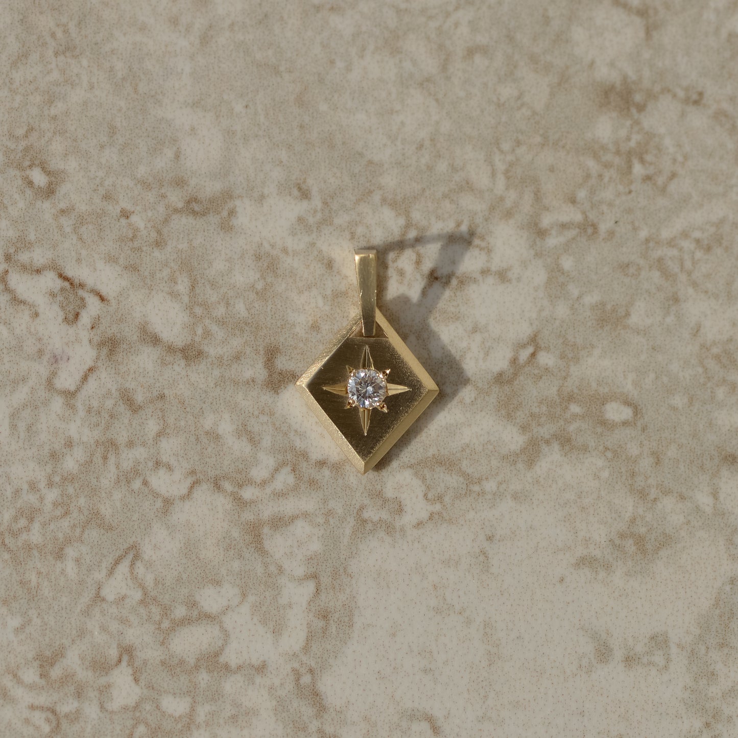 11: Lozenge Star-set Pendant, diamond